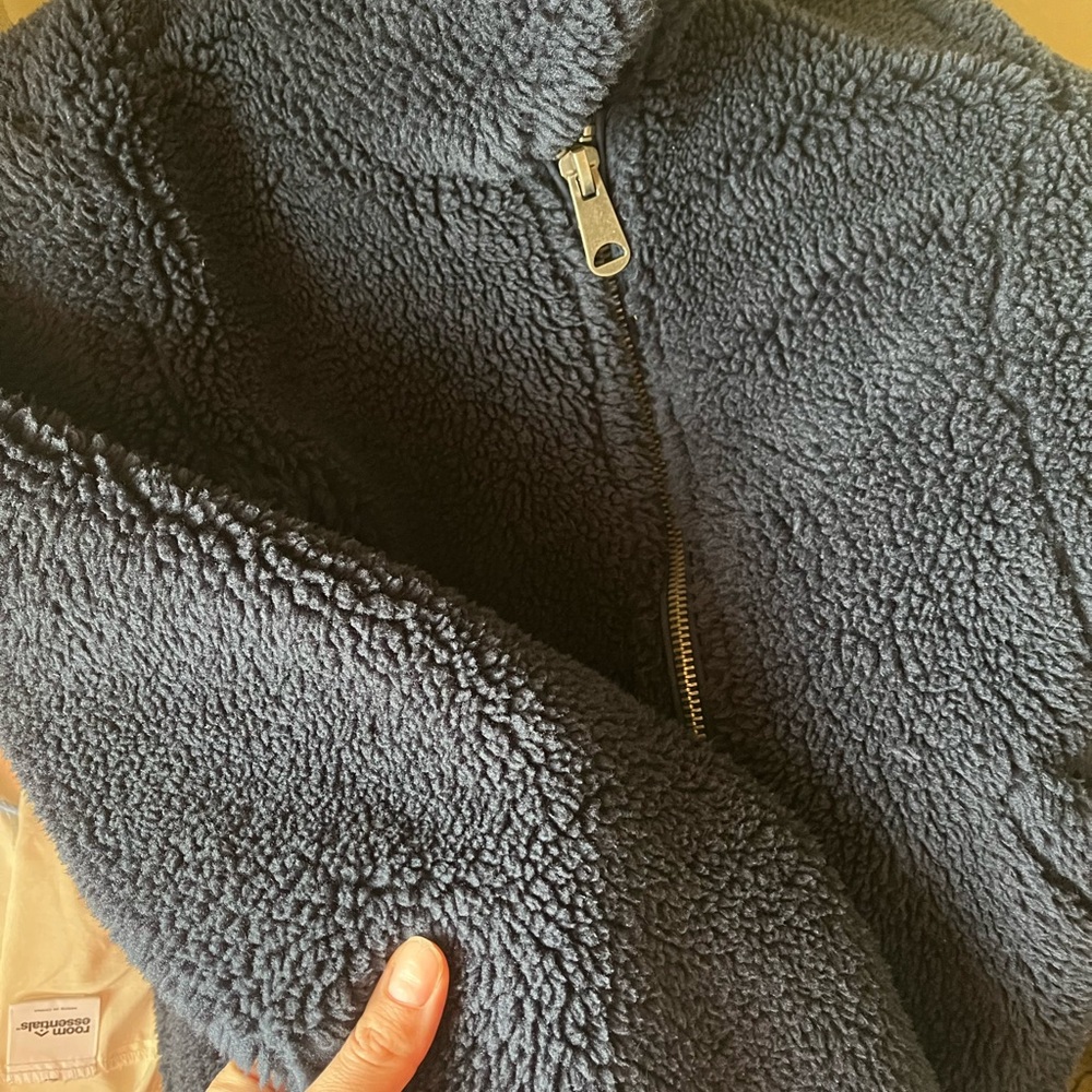 Cozy Blue Sherpa Jacket